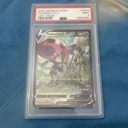 2022 Pokemon Lost Origin Orbeetle V TG12/TG30 Trainer Gallery PSA 9 MINT FA Card - Image 1