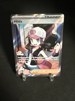 Hilda 164/086 Full Art Ultra Rare White Flare Holo Pokemon TCG Card - Image 4