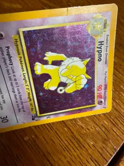 1999 Pokemon Fossil Hypno-Holo 1st Edition 8/62 - Moderately Played - Image 2