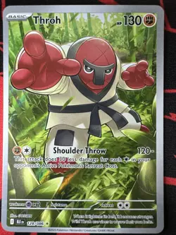 Throh 128/086 SV: Black Bolt IR Full Art Holo Pokemon TCG 2025 NM/M - Image 1