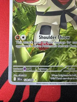 Throh 128/086 SV: Black Bolt IR Full Art Holo Pokemon TCG 2025 NM/M - Image 4