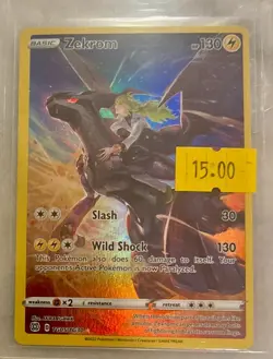 Pokemon TCG - ZEKROM - TG05/TG30 Swsh09: Brilliant Stars Trainer Gallery NM/M - Image 1