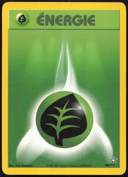 Carte Pokemon Energie Plante 108/111 Neo Genesis Francais - Image 1