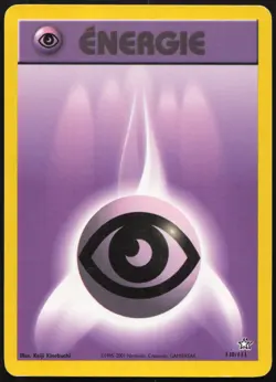 Carte Pokemon Energie Psy 110/111 Neo Genesis Francais - Image 1
