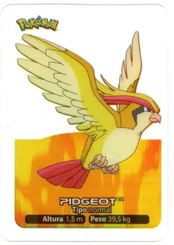 PIDGEOT #018 LAMINCARD COLECCION POKEMON LAMINCARDS 2005 EDIBAS (USADA) - Image 1