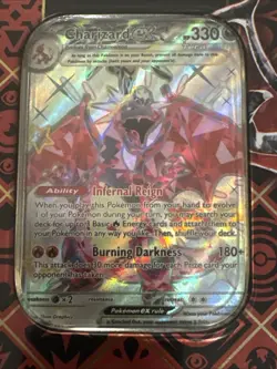 Pokemon TCG Charizard EX Paldean Fates Tin Scarlet & Violet (Factory Sealed) - Image 2
