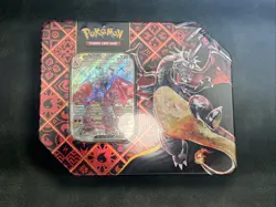 Pokemon TCG Charizard EX Paldean Fates Tin Scarlet & Violet (Factory Sealed) - Image 5
