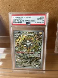 PSA 10 Pokemon Surging Sparks Pokemon Center Stamped Promo Magneton 159 - PSA 10 - Image 1