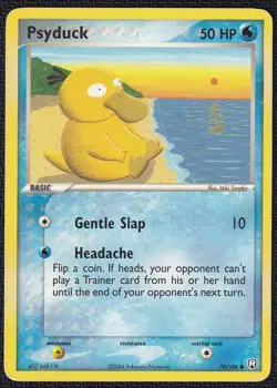 Pokemon Psyduck 70/109 Common EX Team Rocket Returns - Image 1