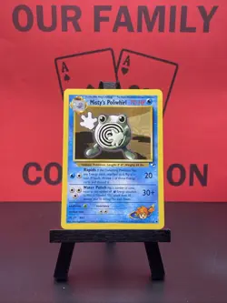 Misty's Poliwhirl 053/132 Gym Heroes Regular Uncommon 1999 WOTC Pokemon TCG VLP - Image 1