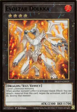 Evolzar Dolkka - MGED-EN029 - Premium Gold Rare - 1st Edition Yugioh - Image 1