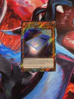 Yugioh! Cardcar D RA04-EN181 Platinum Secret Rare 1st Edition Near Mint - Image 1