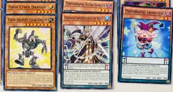 209 Yu-Gi-Oh ORANGE EFFECT MONSTER LOT, ALL 1ST EDITIONS - Image 3