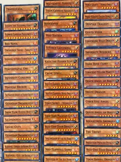 209 Yu-Gi-Oh ORANGE EFFECT MONSTER LOT, ALL 1ST EDITIONS - Image 5
