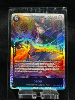 2023 One Piece Kingdoms of Intrigue Sabo Super Rare #OP04-083 - Image 1