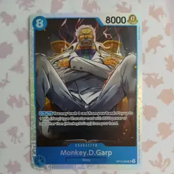 Monkey D Garp OP12-056 One Piece Legacy of the Master Foil ENGLISH SR Super Rare - Image 1
