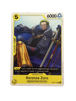 New: One Piece CCG Roronoa Zoro (113) OP07-113 500 Years in the Future Uncommon - Image 1