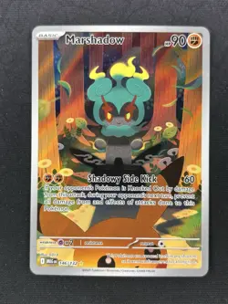 Marshadow 146/132 - Mega Evolutions Holo Illustration Rare Pokemon Card - NM - Image 1
