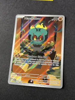 Marshadow 146/132 - Mega Evolutions Holo Illustration Rare Pokemon Card - NM - Image 2