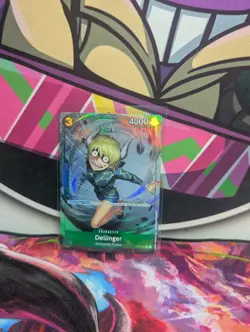 Dellinger (Full Art Holo) OP04-029 ONE PIECE Card The Best PRB-01 English - Image 1