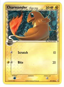 Charmander 49/100 EX Crystal Guardians Pokemon Card - Image 1
