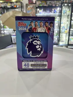 Topps Premier League 2026 Debut Edition Cards Mega Tin purple Big Game Ballers - Image 1