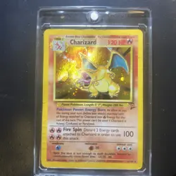 Pokemon Card Charizard Base Set 2 (II) 4/130 Holo - Image 1