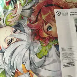 Gundam Official Playmat Bandai Card Fest 25-26 Card Set Suletta & Miorine EVX02 - Image 3