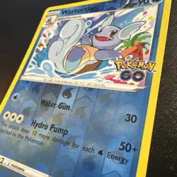 Wartortle 16/78 Pokemon GO Reverse Holo Uncommon Pokemon TCG Card 016/078 - Image 3