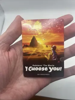 2017 Pikachu & Ash Pokemon the Movie I Choose You Promo Insert Card - Image 3