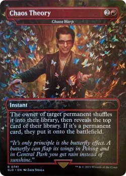 Chaos Theory - Chaos Warp - Near Mint MTG Secret Lair - Image 1