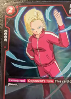 Android 18 FB02-016 Foil Rare Blazing Aura Dragon Ball Super Card Game - Image 2