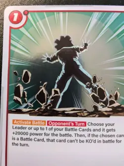 Saved By A Barrier FB02-033 Foil Rare Blazing Aura Dragon Ball Super Card Game - Image 2