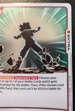 Saved By A Barrier FB02-033 Foil Rare Blazing Aura Dragon Ball Super Card Game - Image 3
