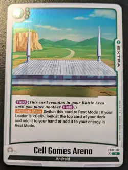 Cell Games Arena FB02-102 Foil Rare Blazing Aura Dragon Ball Super Card Game - Image 1