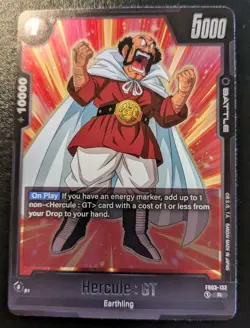 Hercule : GT FB03-132 Foil Rare Raging Roar Dragon Ball Super Card Game - Image 1