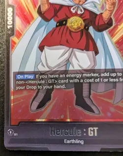 Hercule : GT FB03-132 Foil Rare Raging Roar Dragon Ball Super Card Game - Image 4