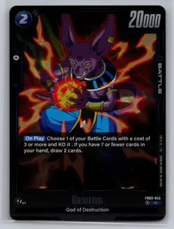 Dragon Ball Super Card Game #FB03-045 Beerus Foil - Image 1