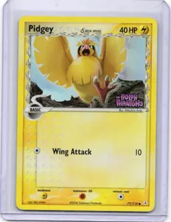 Pokemon Card - Pidgey Reverse Stamp - 77/110 - EX Holon Phantoms - 2006 - Image 1