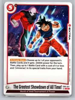 Dragon Ball Super Card Game #FB03-024 The Greatest Showdown of All Time! - Image 1