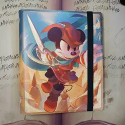 Disney Lorcana TCG Binder, Mickey Mouse Brave Little Tailor (Holds 80 Cards) - Image 1