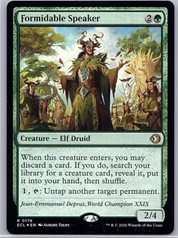 MTG FOIL Formidable Speaker NM Lorwyn Eclipsed R 0176 ECL - Image 1