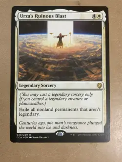 MTG Commander Dominaria United R Urza's Ruinous Blast #107 - Image 1