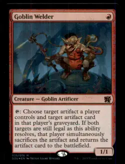 Goblin Welder LP Light Play Elves VS Inventors MTG [12267] - Image 1