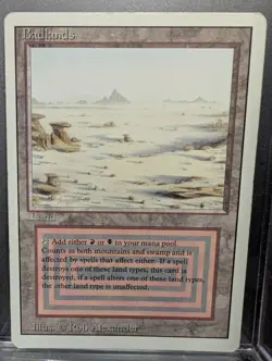 Badlands MTG Revised Edition LP (Dual Land) - updated listing - Image 1