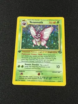 Venomoth 13/64 1st Edition Jungle Holo Rare - Pokemon TCG - Image 1
