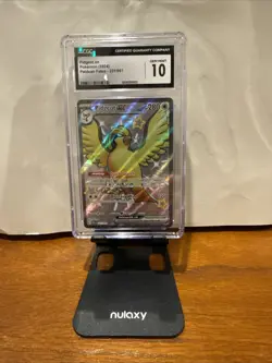 CGC GEM MINT 10 Pidgeot Ex 221/091 Paldean Fates Pokemon 2024 - Image 1