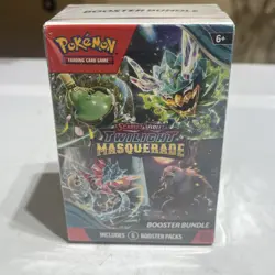 Scarlet & Violet Twilight Masquerade Pokemon Booster Bundle New Sealed 6 Booster - Image 1