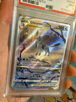 Glaceon Vstar GG40/GG70 Sword Shield Crown Zenith Pokemon PSA 9 - Image 2