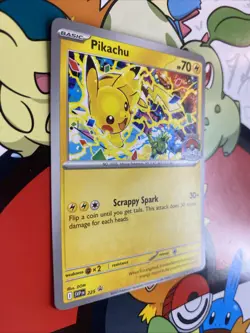 Pokemon Pikachu SVP 225 Scarlet & Violet World Champinoships Black Star Promo NM - Image 2